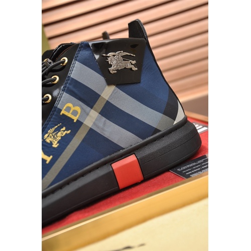 Replica Burberry High Tops Shoes For Men #528218 $80.00 USD for Wholesale