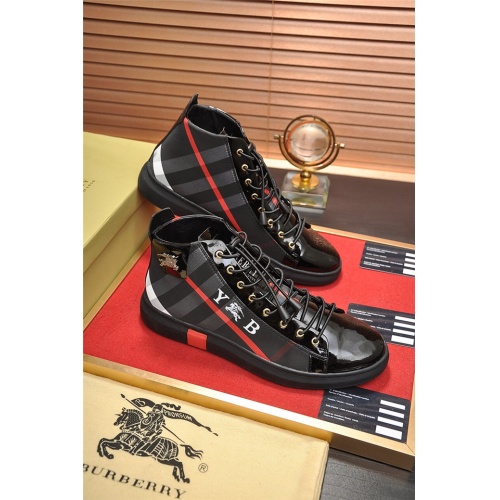 Burberry High Tops Shoes For Men #528219 $80.00 USD, Wholesale Replica Burberry High Tops Shoes