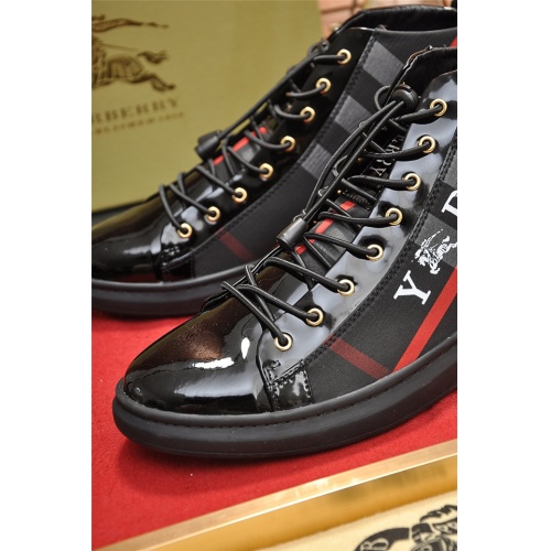 Replica Burberry High Tops Shoes For Men #528219 $80.00 USD for Wholesale