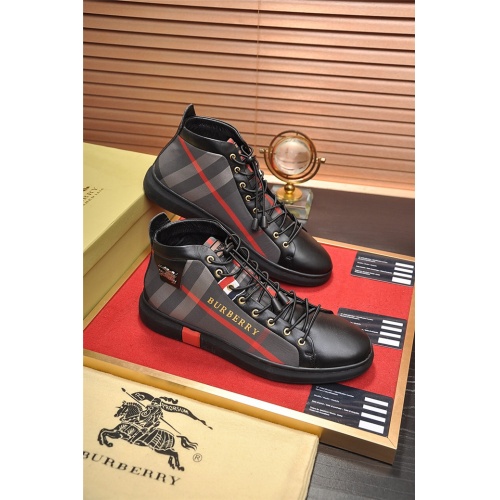 Burberry High Tops Shoes For Men #528221 $80.00 USD, Wholesale Replica Burberry High Tops Shoes