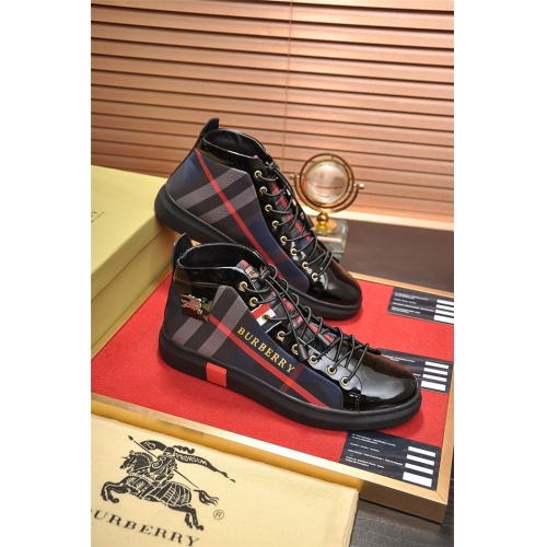 Burberry High Tops Shoes For Men #528222 $80.00 USD, Wholesale Replica Burberry High Tops Shoes