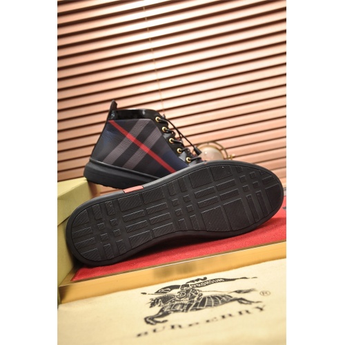 Replica Burberry High Tops Shoes For Men #528222 $80.00 USD for Wholesale