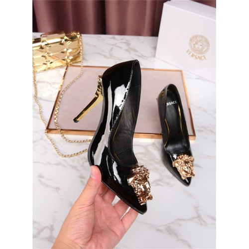 Replica Versace High-Heeled Shoes For Women #528444 $80.00 USD for Wholesale