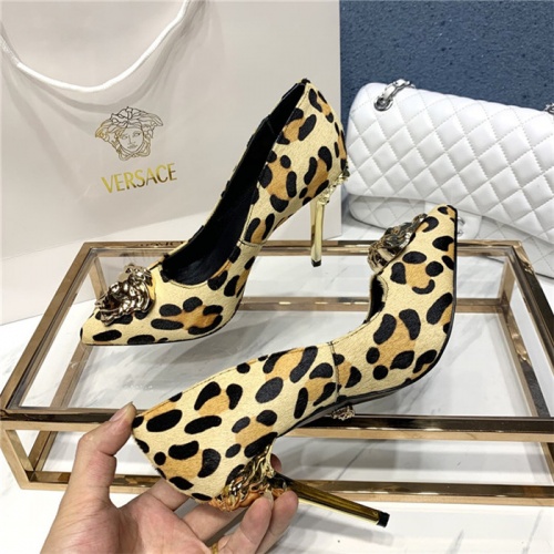 Replica Versace High-Heeled Shoes For Women #528468 $80.00 USD for Wholesale