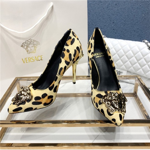 Replica Versace High-Heeled Shoes For Women #528468 $80.00 USD for Wholesale