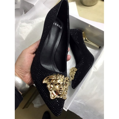 Replica Versace High-Heeled Shoes For Women #528470 $80.00 USD for Wholesale
