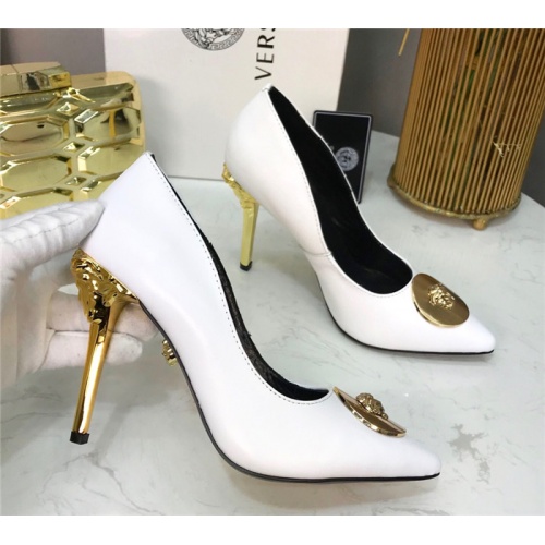 Replica Versace High-Heeled Shoes For Women #528472 $80.00 USD for Wholesale
