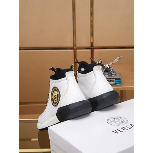 Replica Versace High Tops Shoes For Men #528477 $88.00 USD for Wholesale