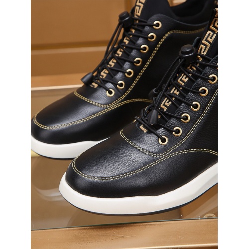 Replica Versace High Tops Shoes For Men #528478 $88.00 USD for Wholesale
