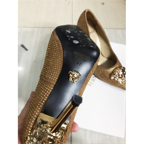 Replica Versace High-Heeled Shoes For Women #528482 $80.00 USD for Wholesale
