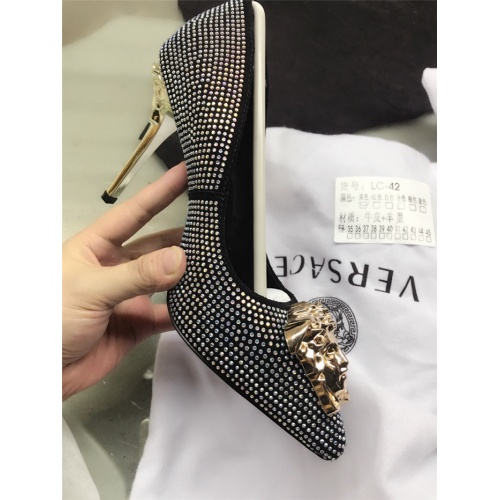 Replica Versace High-Heeled Shoes For Women #528483 $80.00 USD for Wholesale