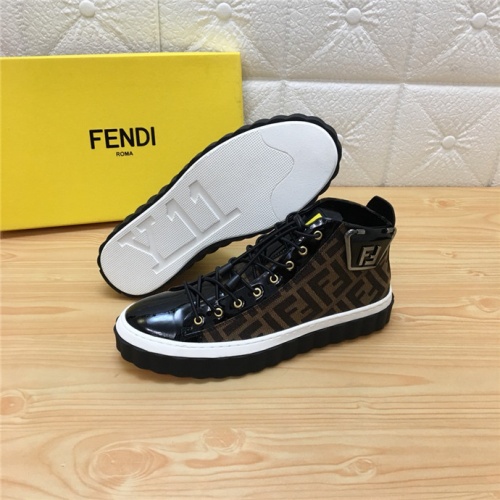 Replica Fendi High Tops Casual Shoes For Men #528514 $76.00 USD for Wholesale