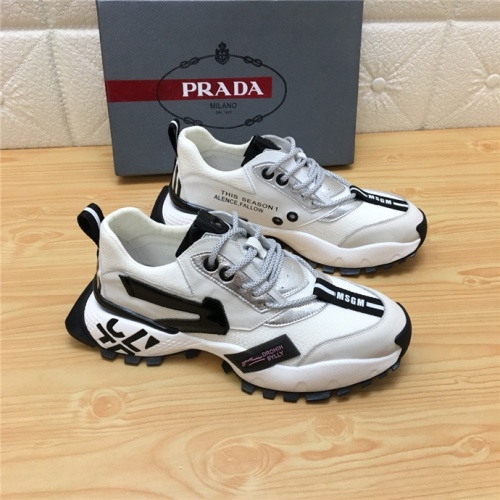 Prada Casual Shoes For Men #528590 $80.00 USD, Wholesale Replica Prada Casual Shoes