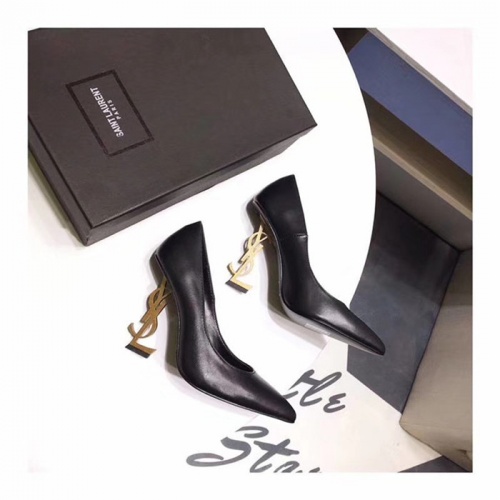 Replica Yves Saint Laurent YSL High-Heeled Shoes For Women #528732 $88.00 USD for Wholesale