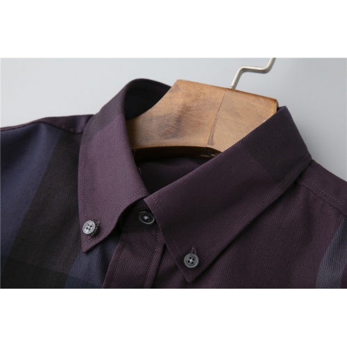 Replica Burberry Shirts Long Sleeved For Men #528748 $38.00 USD for Wholesale