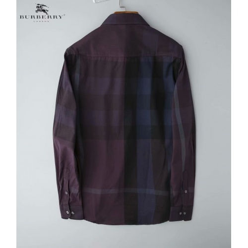 Replica Burberry Shirts Long Sleeved For Men #528748 $38.00 USD for Wholesale