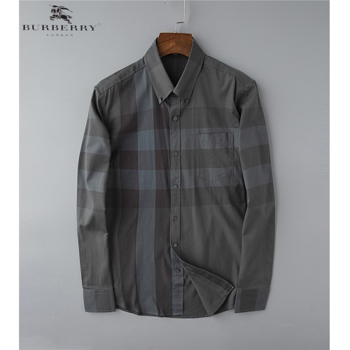 Burberry Shirts Long Sleeved For Men #528751 $38.00 USD, Wholesale Replica Burberry Shirts