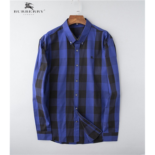 Burberry Shirts Long Sleeved For Men #528758 $38.00 USD, Wholesale Replica Burberry Shirts