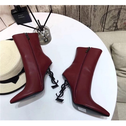 Replica Yves Saint Laurent Boots For Women #528765 $112.00 USD for Wholesale