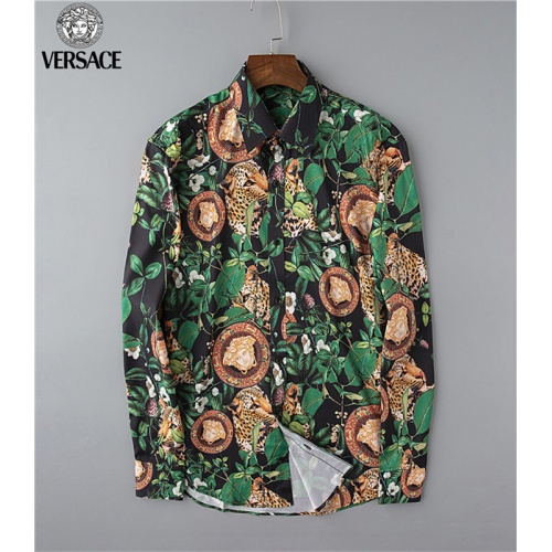 Versace Shirts Long Sleeved For Men #528774
