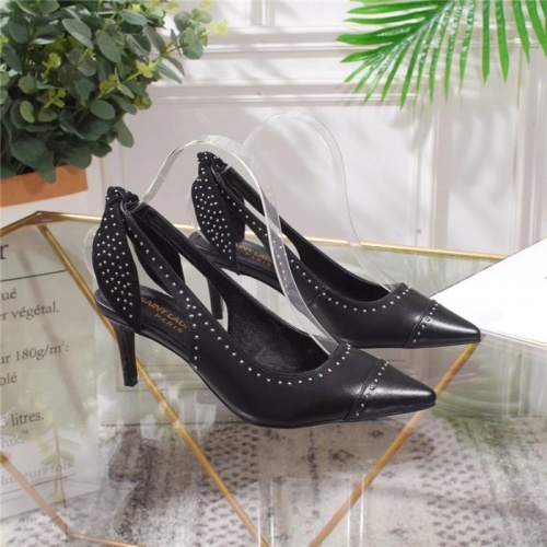 Replica Yves Saint Laurent YSL High-Heeled Shoes For Women #528786 $78.00 USD for Wholesale
