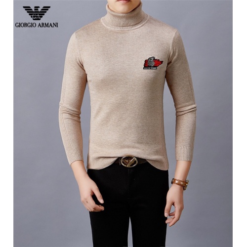 Armani Sweaters Long Sleeved For Men #528902 $43.00 USD, Wholesale Replica Armani Sweaters