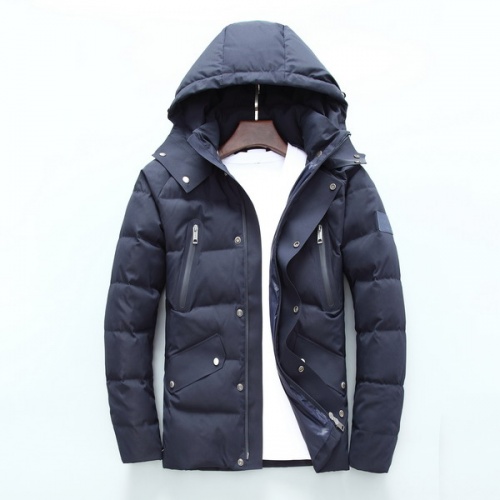 Burberry Down Feather Coats Long Sleeved For Men #530456 $160.00 USD, Wholesale Replica Burberry Down Feather Coat