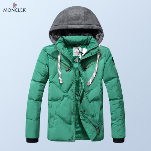 Moncler Down Feather Coats Long Sleeved For Men #530475 $130.00 USD, Wholesale Replica Moncler Down Feather Coat