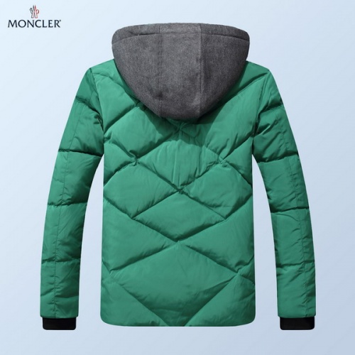 Replica Moncler Down Feather Coats Long Sleeved For Men #530475 $130.00 USD for Wholesale