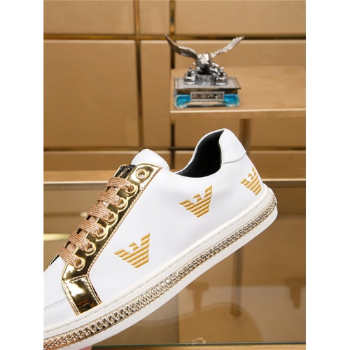 Replica Armani Casual Shoes For Men #531294 $76.00 USD for Wholesale