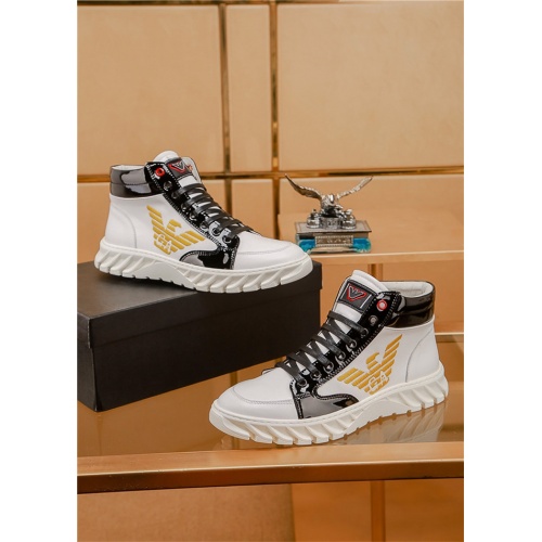 Armani Casual Shoes For Men #531298 $82.00 USD, Wholesale Replica Armani Casual Shoes