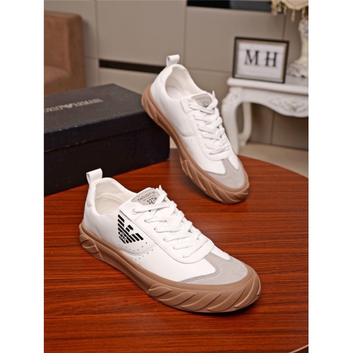 Armani Casual Shoes For Men #531300 $76.00 USD, Wholesale Replica Armani Casual Shoes