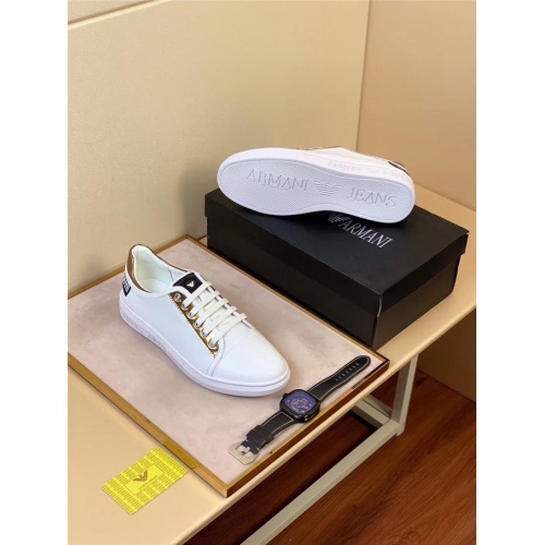 Replica Armani Casual Shoes For Men #531307 $72.00 USD for Wholesale