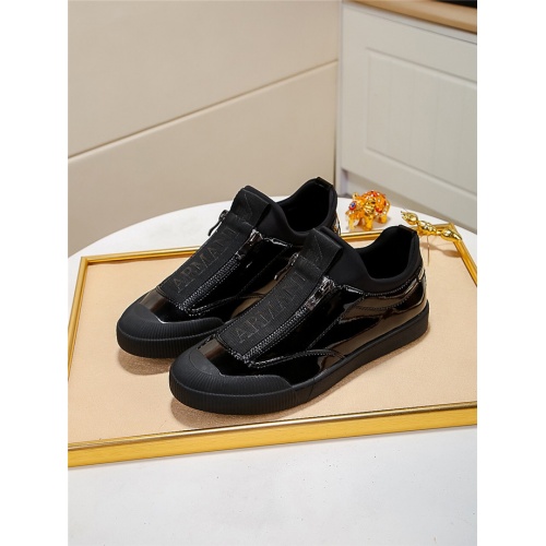 Armani Casual Shoes For Men #531314 $80.00 USD, Wholesale Replica Armani Casual Shoes