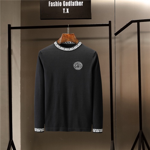 Versace Sweaters Long Sleeved For Men #531952 $54.00 USD, Wholesale Replica Versace Sweaters