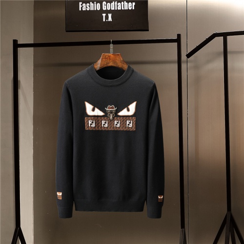 Fendi Sweaters Long Sleeved For Men #531953 $54.00 USD, Wholesale Replica Fendi Sweaters