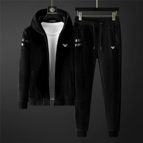Armani Tracksuits Long Sleeved For Men #531964 $99.00 USD, Wholesale Replica Armani Tracksuits