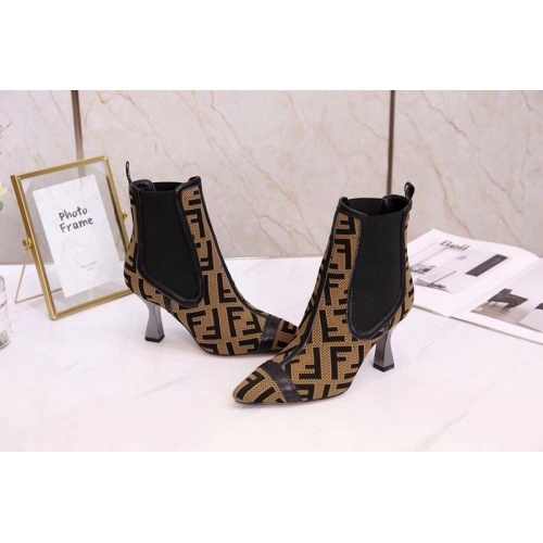 Fendi Fashion Boots For Women #532286 $102.00 USD, Wholesale Replica Fendi Fashion Boots
