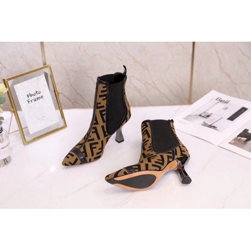 Replica Fendi Fashion Boots For Women #532286 $102.00 USD for Wholesale