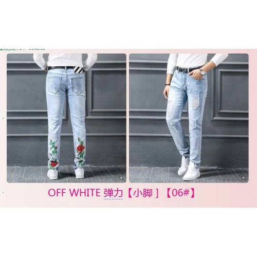 Off-White Jeans For Men #532302 $43.00 USD, Wholesale Replica Off-White Jeans