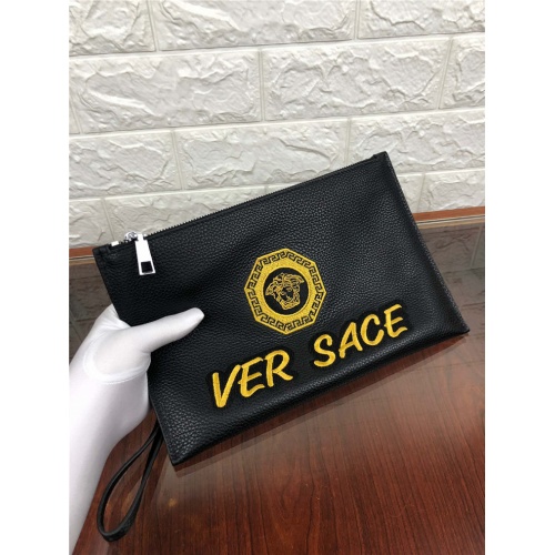 Replica Versace AAA Man Wallets #532465 $76.00 USD for Wholesale