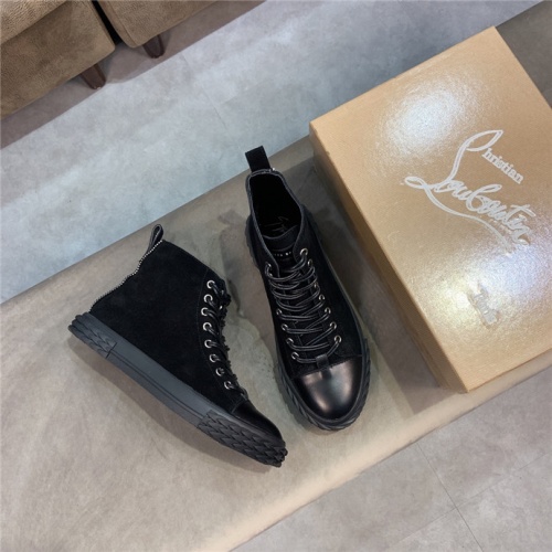 Replica Christian Louboutin High Tops Shoes For Men #533190 $80.00 USD for Wholesale