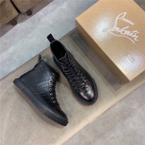 Replica Christian Louboutin High Tops Shoes For Men #533192 $85.00 USD for Wholesale