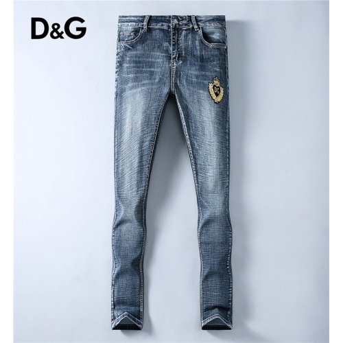 Dolce &amp; Gabbana D&amp;G Jeans For Men #533665 $50.00 USD, Wholesale Replica Dolce &amp; Gabbana D&amp;G Jeans