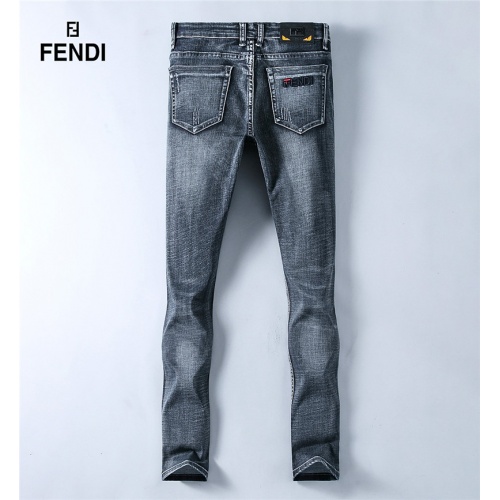 Replica Fendi Jeans For Men #533724 $50.00 USD for Wholesale
