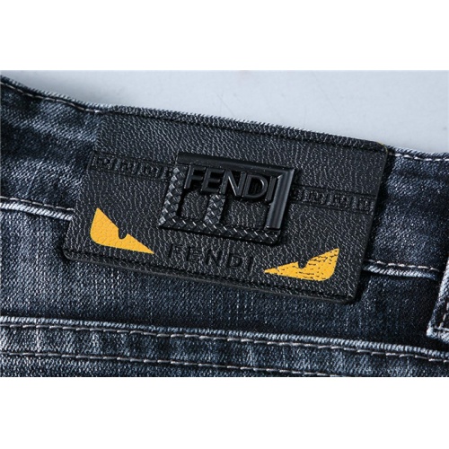 Replica Fendi Jeans For Men #533724 $50.00 USD for Wholesale