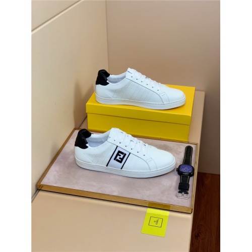Replica Fendi Casual Shoes For Men #533920 $72.00 USD for Wholesale