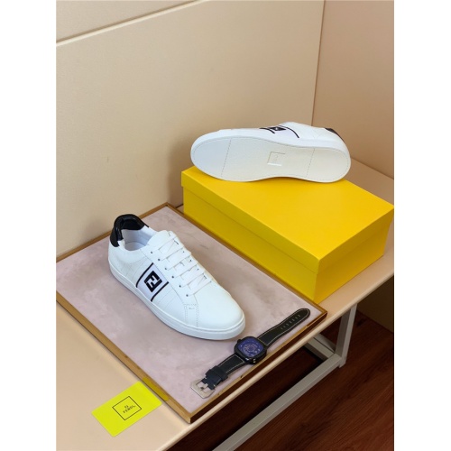 Replica Fendi Casual Shoes For Men #533920 $72.00 USD for Wholesale