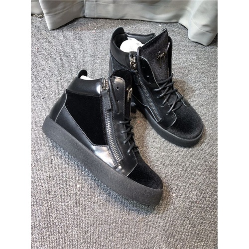 Replica Giuseppe Zanotti High Tops Shoes For Women #534811 $98.00 USD for Wholesale