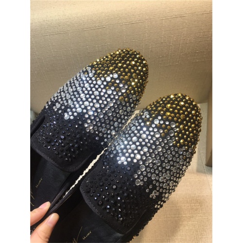 Replica Giuseppe Zanotti GZ Leather Shoes For Women #534915 $68.00 USD for Wholesale